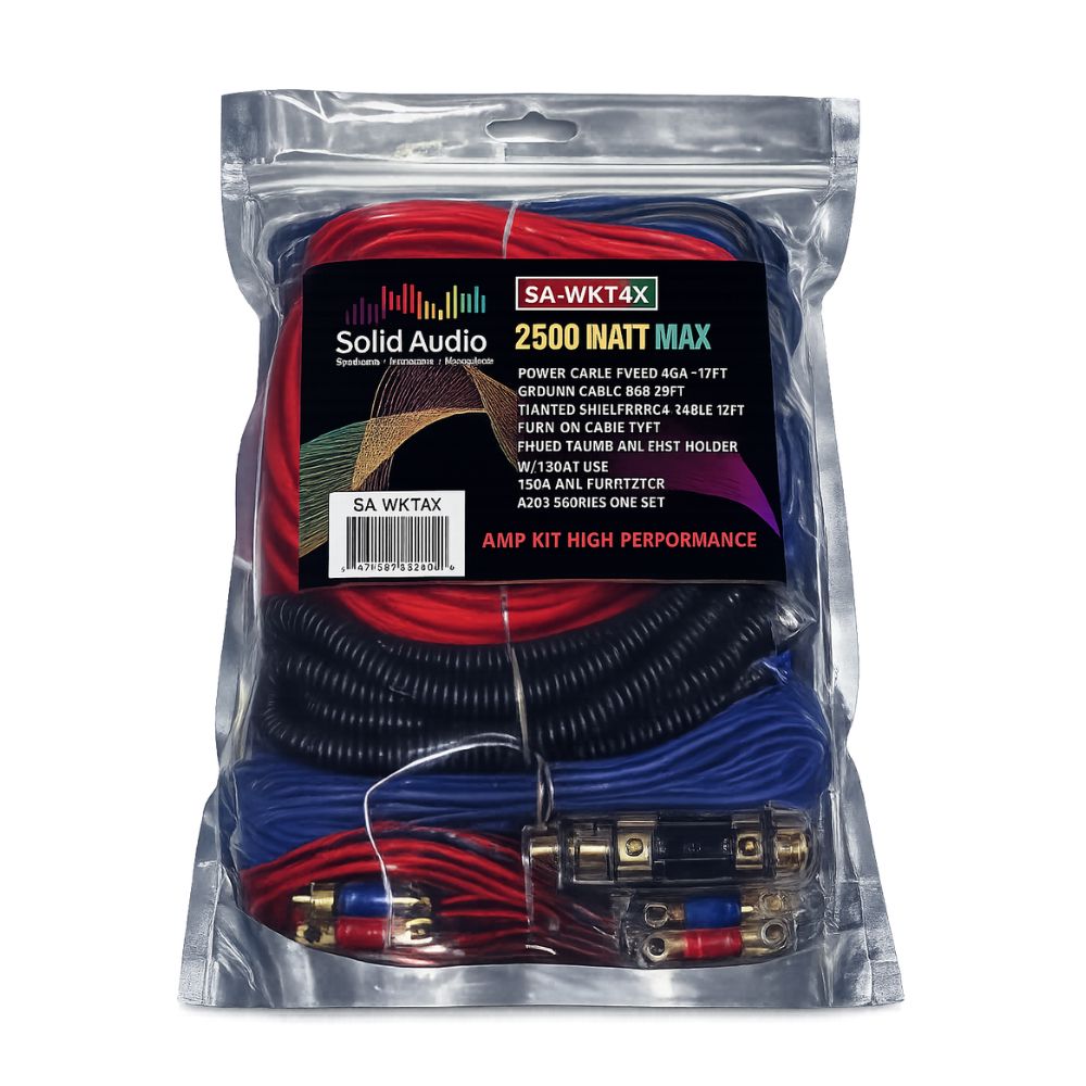 SA-WT4KTX 4 GAUGE TAXI AMP KIT POLYBAG
