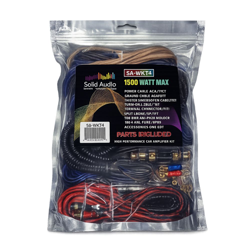SA-WKT4 4 GUAGE AMP KIT POLYBAG