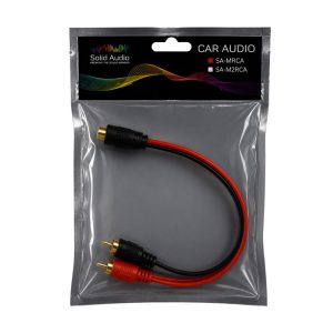 SA-WRRCA 2XMALE X 1 FEMALE RCA SPLITTER CABLE