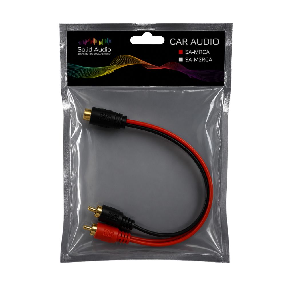 SA-WRRCA 2XMALE X 1 FEMALE RCA SPLITTER CABLE